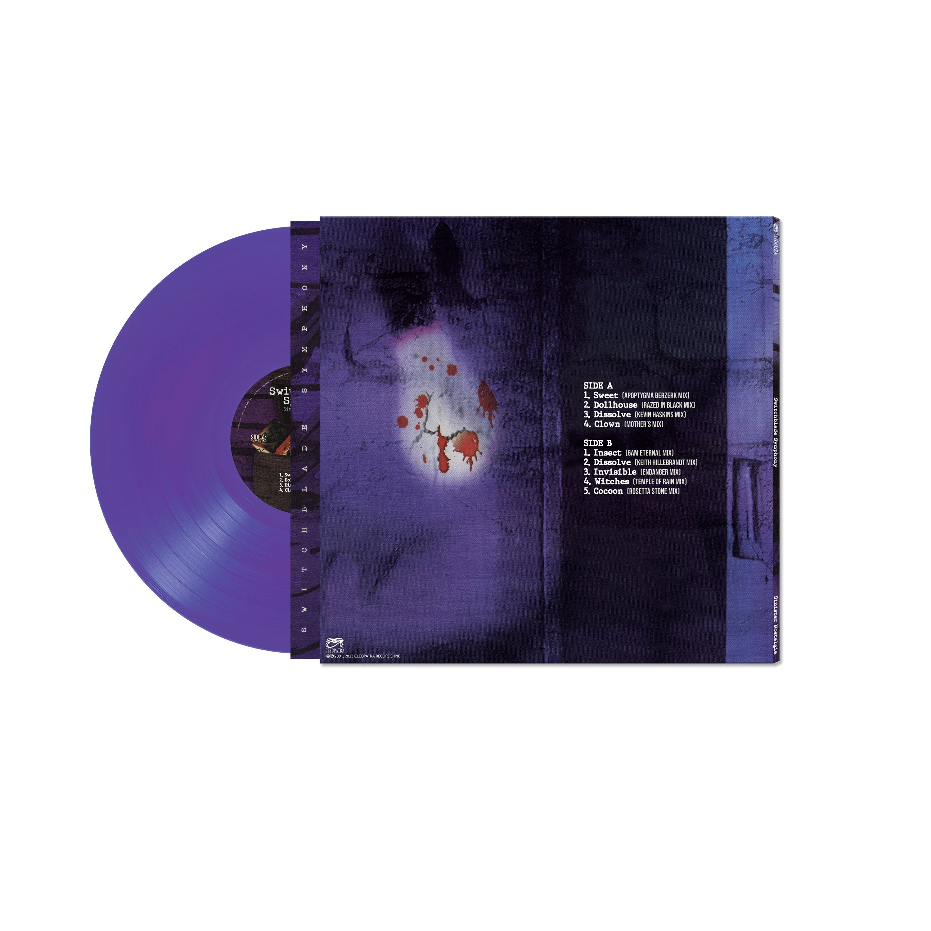 Switchblade Symphony - Sinister Nostalgia - A Switchblade Symphony Remix Collection (Purple Vinyl) - Cleopatra Records