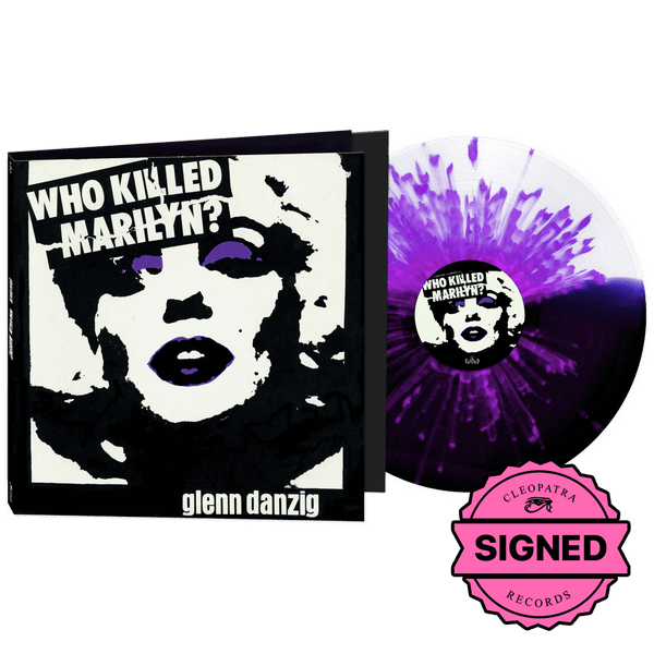 Glenn Danzig - Who Killed Marilyn? (2 Strip Black & White - Purple Splatter Vinyl - Signed by Glenn Danzig) - Cleopatra Records