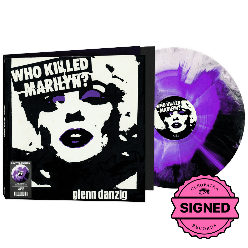 Glenn Danzig - Who Killed Marilyn? (White/Purple/Black Haze Vinyl - Signed by Glenn Danzig)