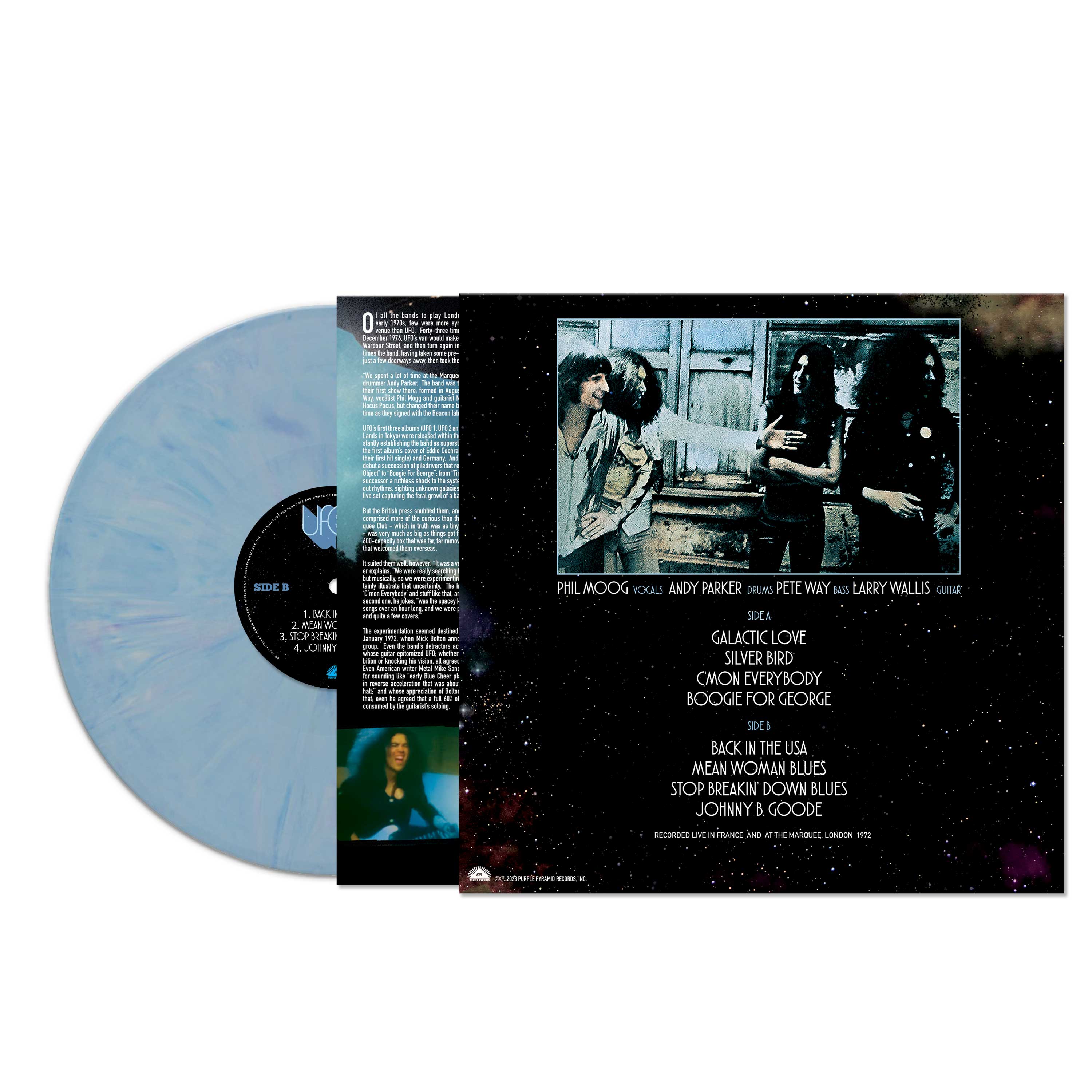 UFO - Early Flight 1972 (Blue Marble Vinyl) - Cleopatra Records