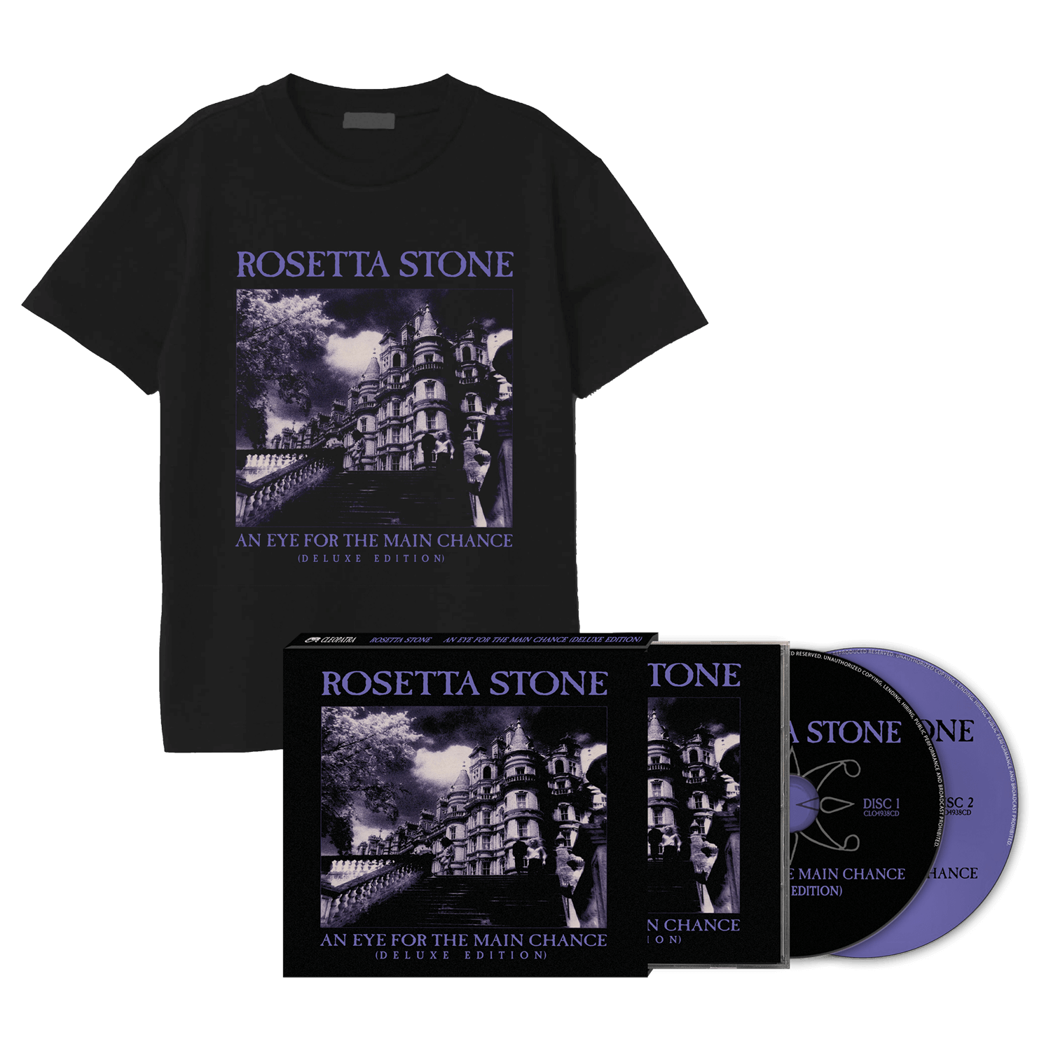 Rosetta Stone - An Eye For The Main Chance (CD + T-Shirt Bundle)