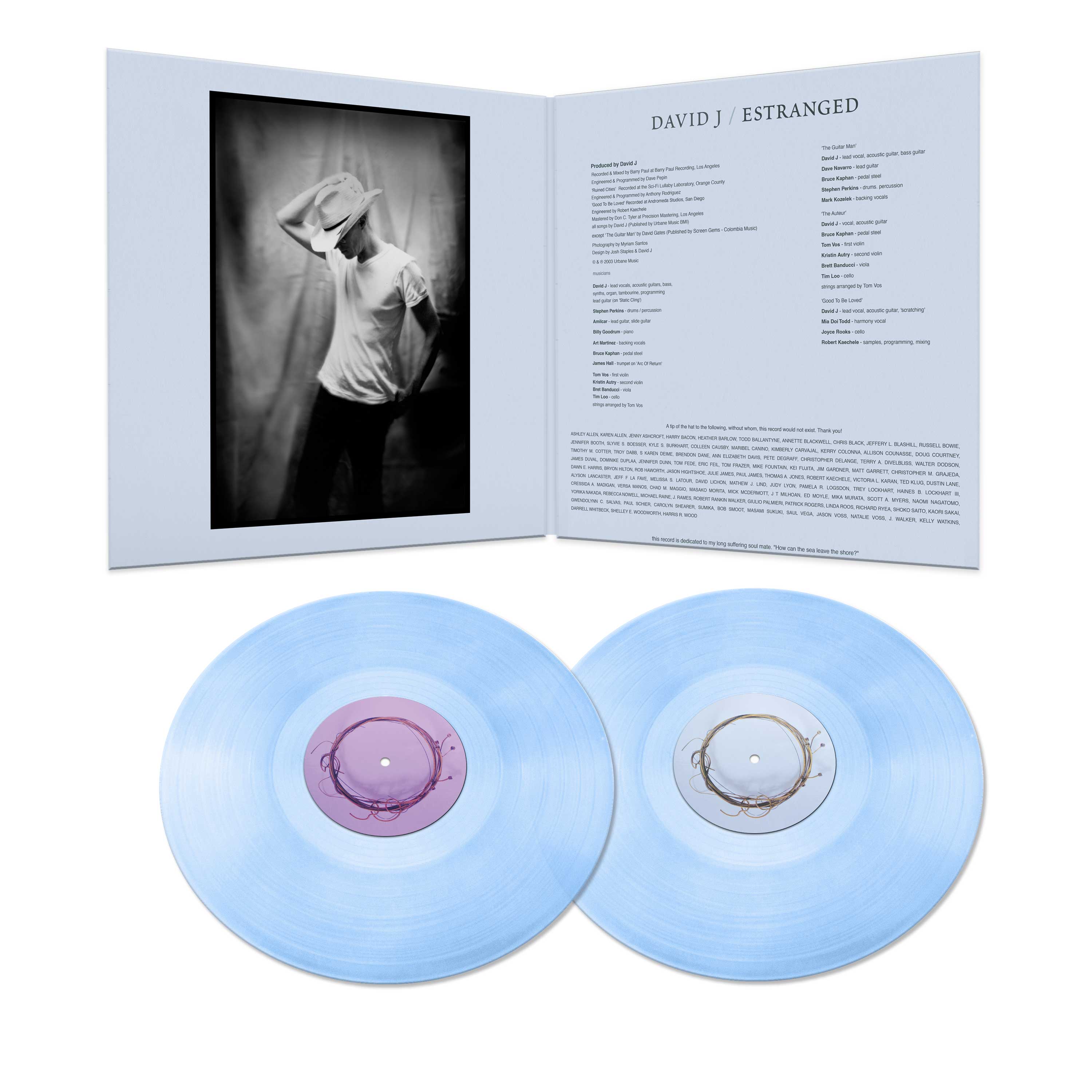David J - Estranged (Double Blue Vinyl) - Cleopatra Records