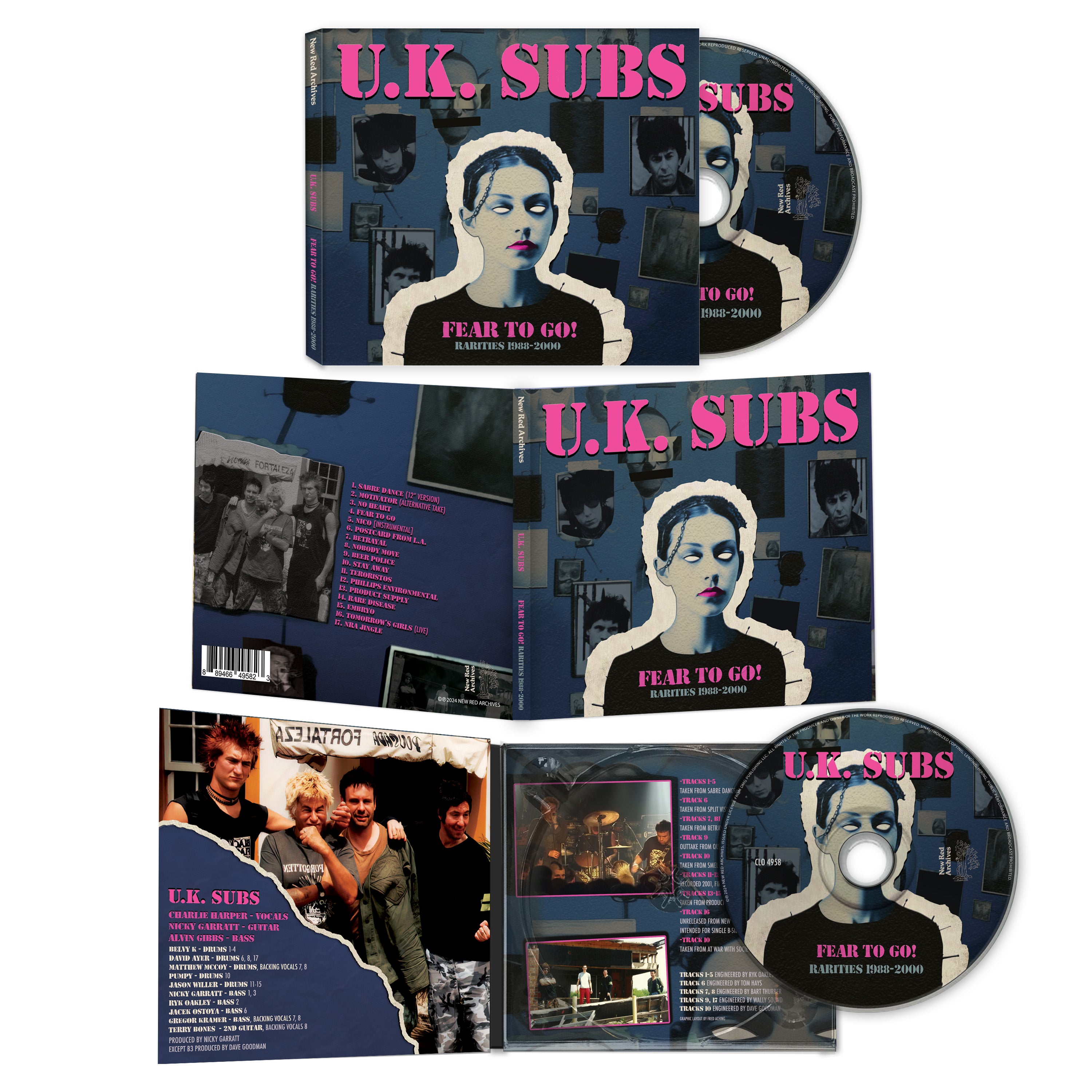 Sub Syble Cd U.K. Subs - Fear To Go! - Rarities 1988-2000 (CD)