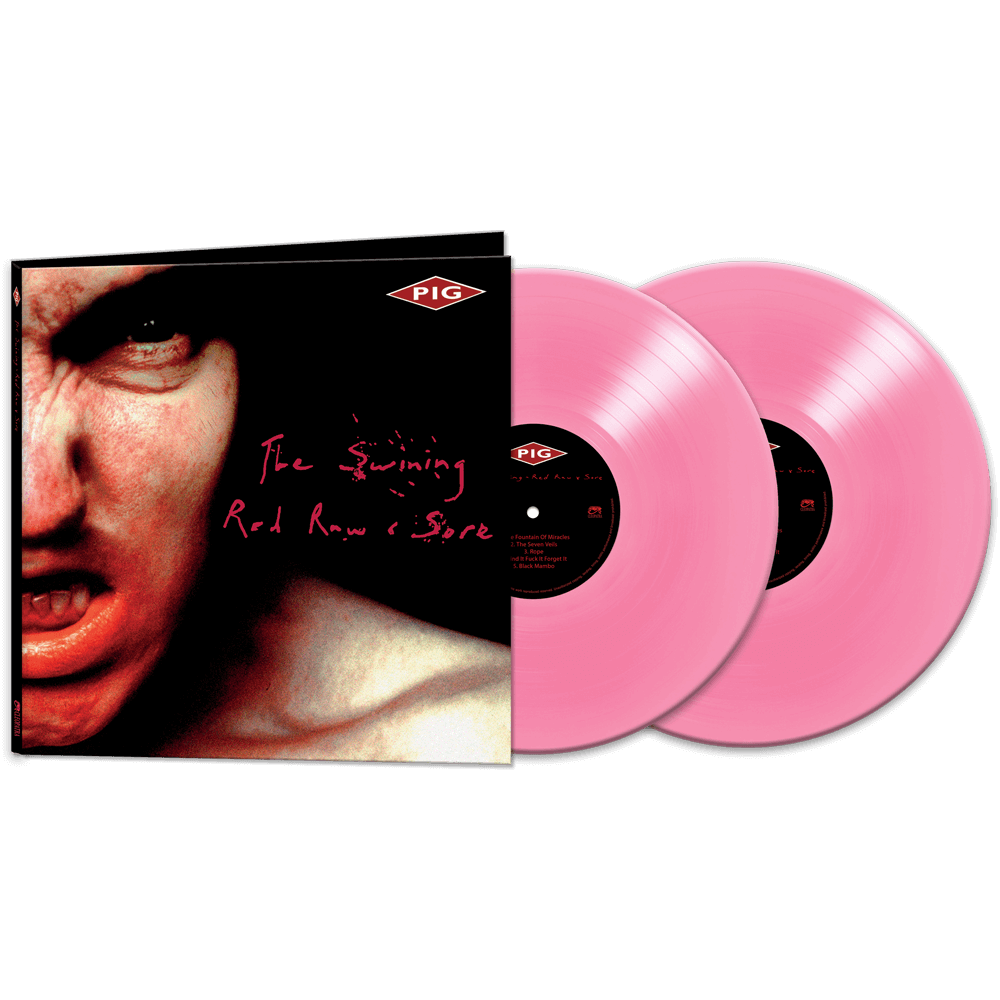 PIG - The Swining - Red, Raw & Sore (Pink Double Vinyl) - Cleopatra Records