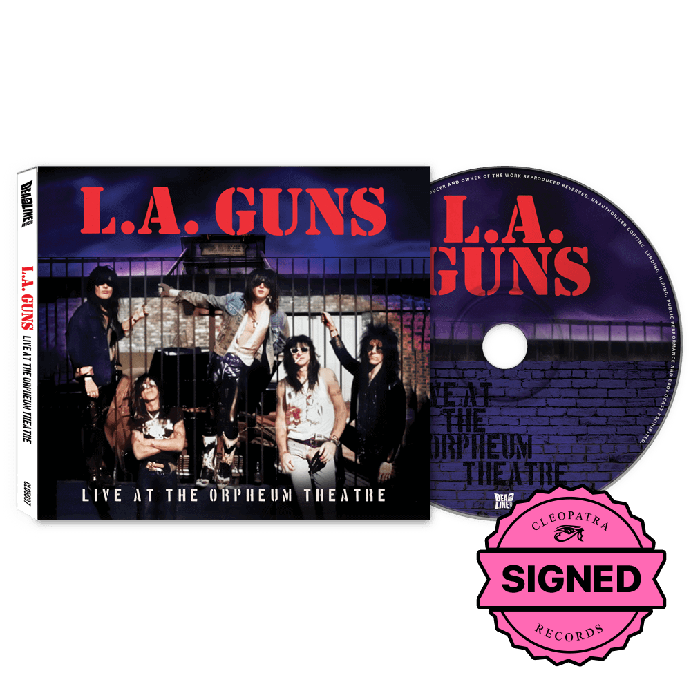 L.A. Guns - Live At The Orpheum Theatre (CD - Signed by Phil Lewis and Tracii Guns)
