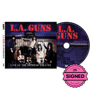L.A. Guns - Live At The Orpheum Theatre (CD - Signed by Phil Lewis and Tracii Guns)