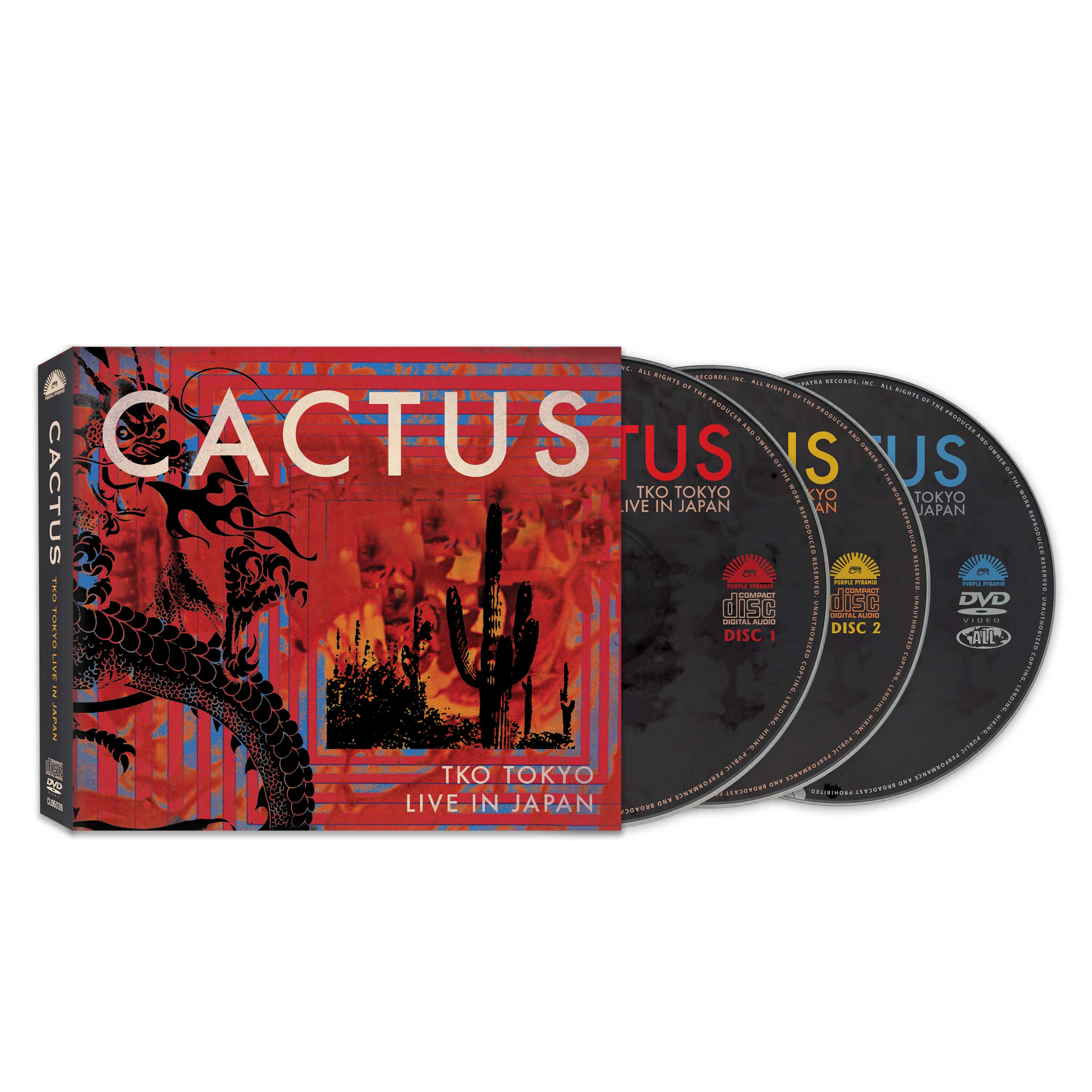 Cactus - TKO Tokyo - Live In Japan (2CD+DVD)