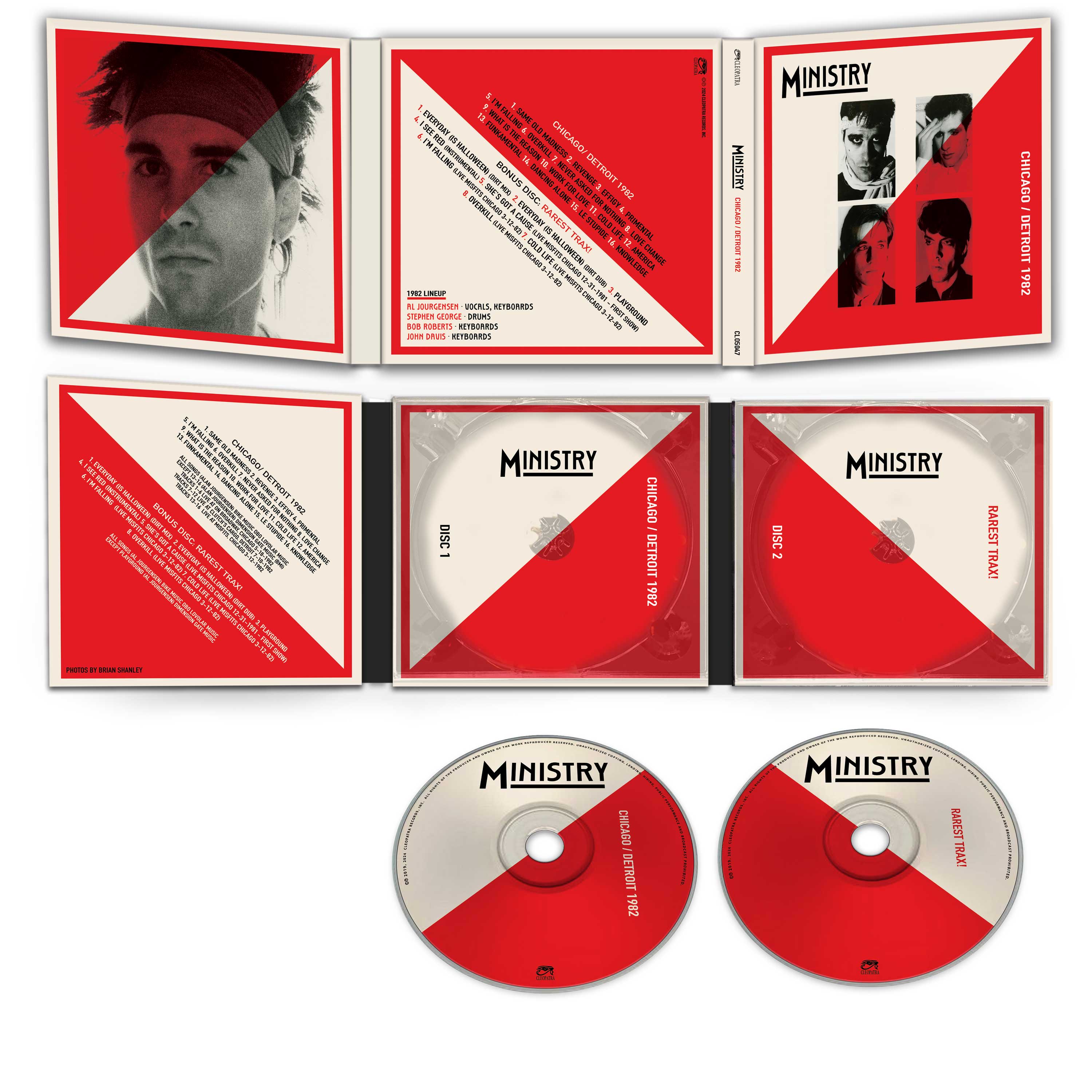 Ministry - Chicago - Detroit 1982 Deluxe Edition (Double CD) - Cleopatra Records