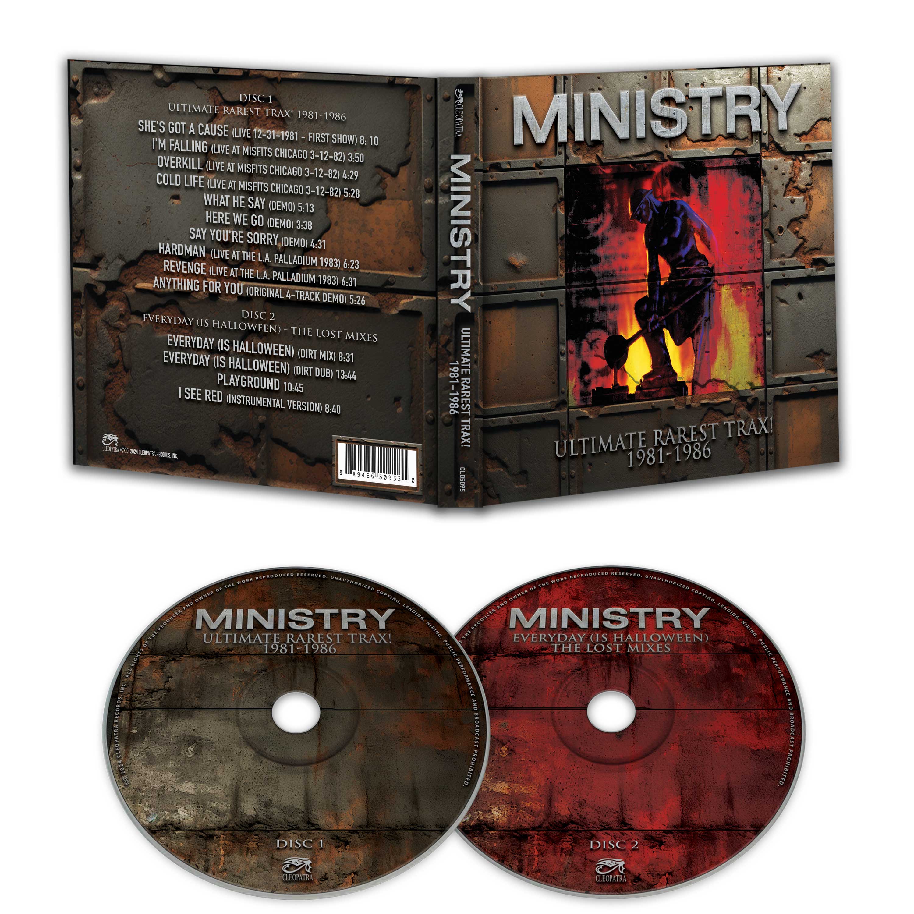 Ministry - Ultimate Rarest Tracks (Double CD) - Cleopatra Records