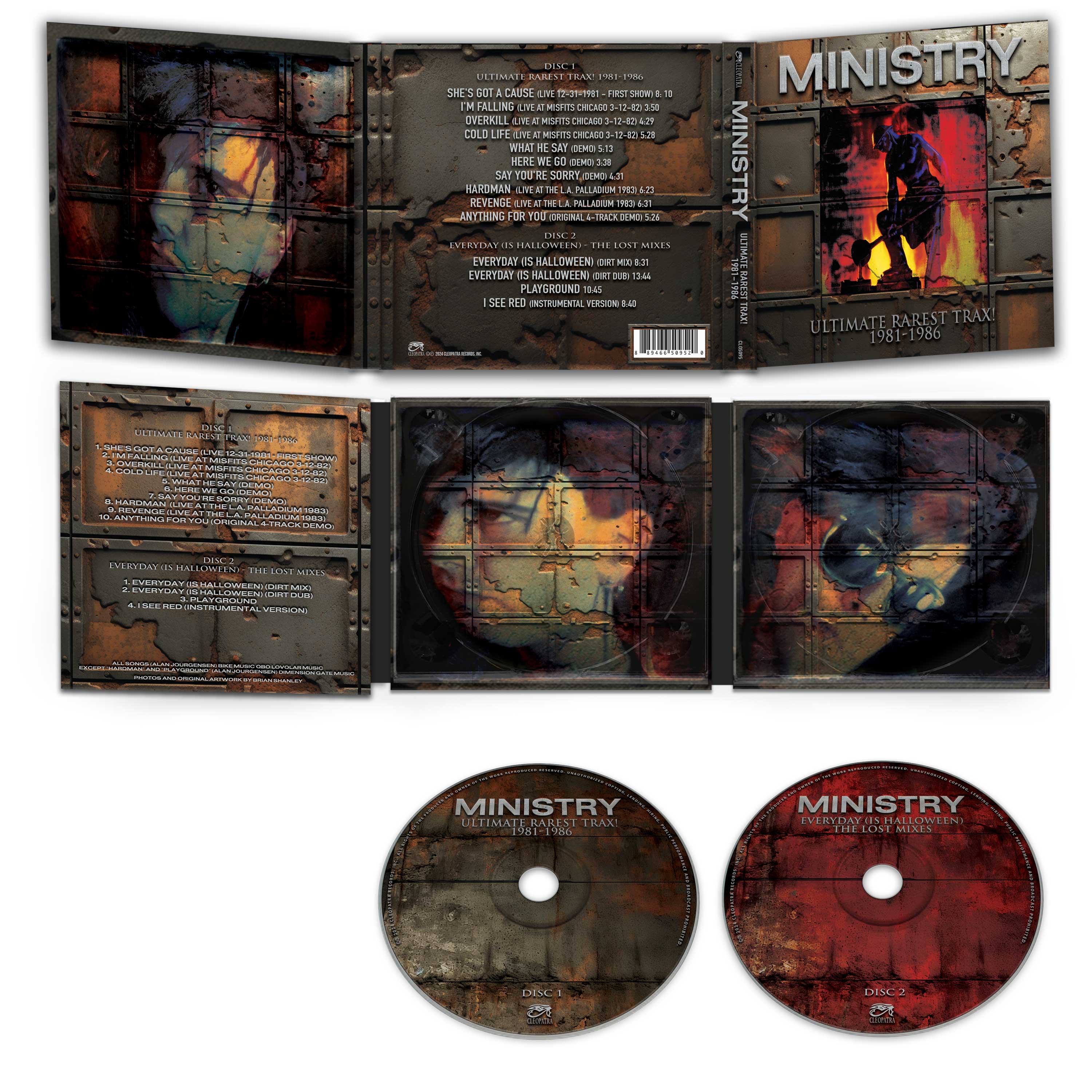 Ministry - Ultimate Rarest Tracks (Double CD) - Cleopatra Records