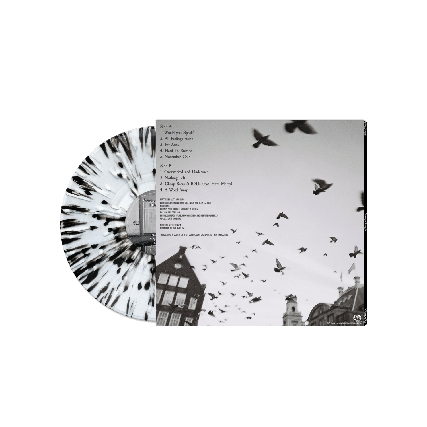 Crossing I's Dotting T's - I Used To Be (Black/White/Clear Splatter Vinyl LP)