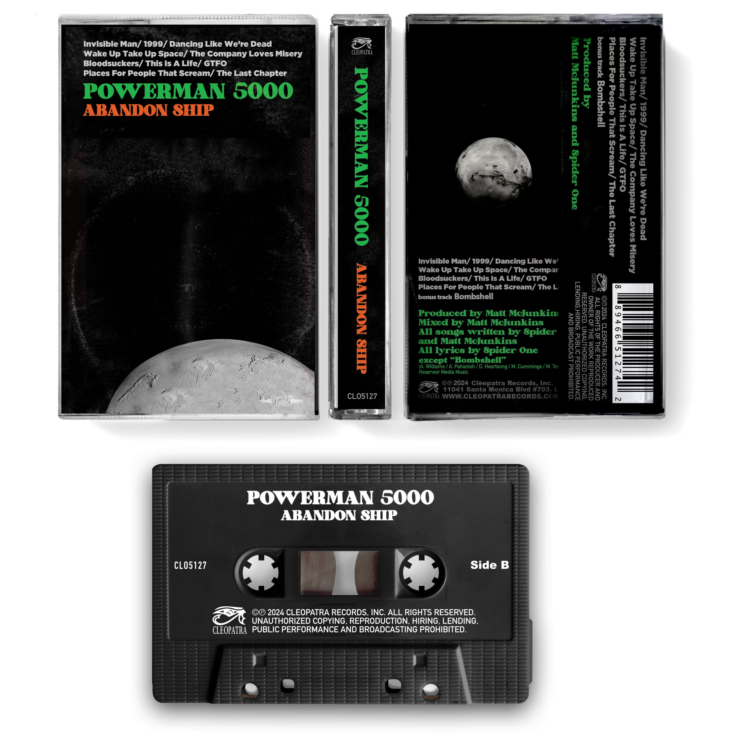 Powerman 5000 - Abandon Ship (Cassette)