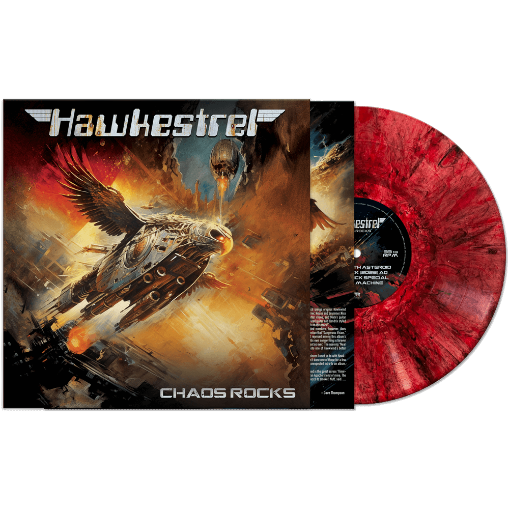 Hawkestrel - Chaos Rocks (Red Marble Vinyl)
