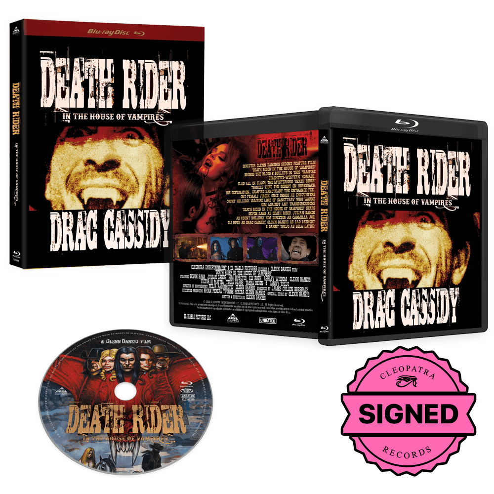 Death Rider in the House of Vampires (Drac Cassidy) (Blu-Ray - Signed by Eli Roth)
