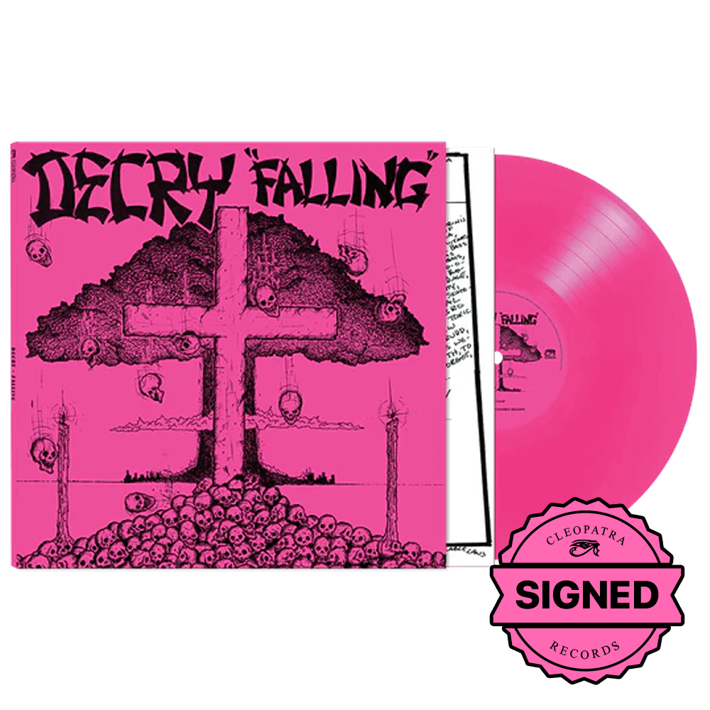 Decry - Falling (Pink Vinyl - Signed by Farrell Holz, Patrick Muzingo, and Todd Muscat)