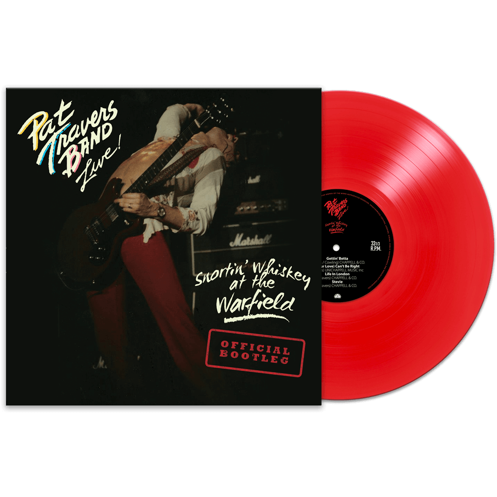 Pat Travers - Snortin' Whiskey At The Warfield (Red Vinyl)