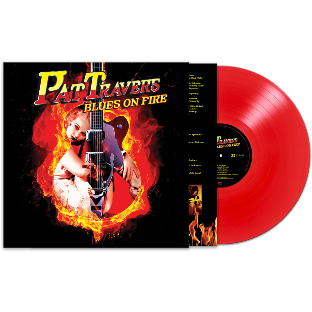 Pat Travers - Blues on Fire (Red Vinyl)