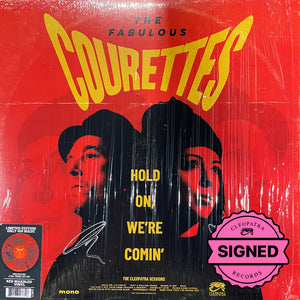 The Courettes - Hold On, We're Comin' (Red Marble Vinyl - Signed by Flavia Couri & Martin Couri)