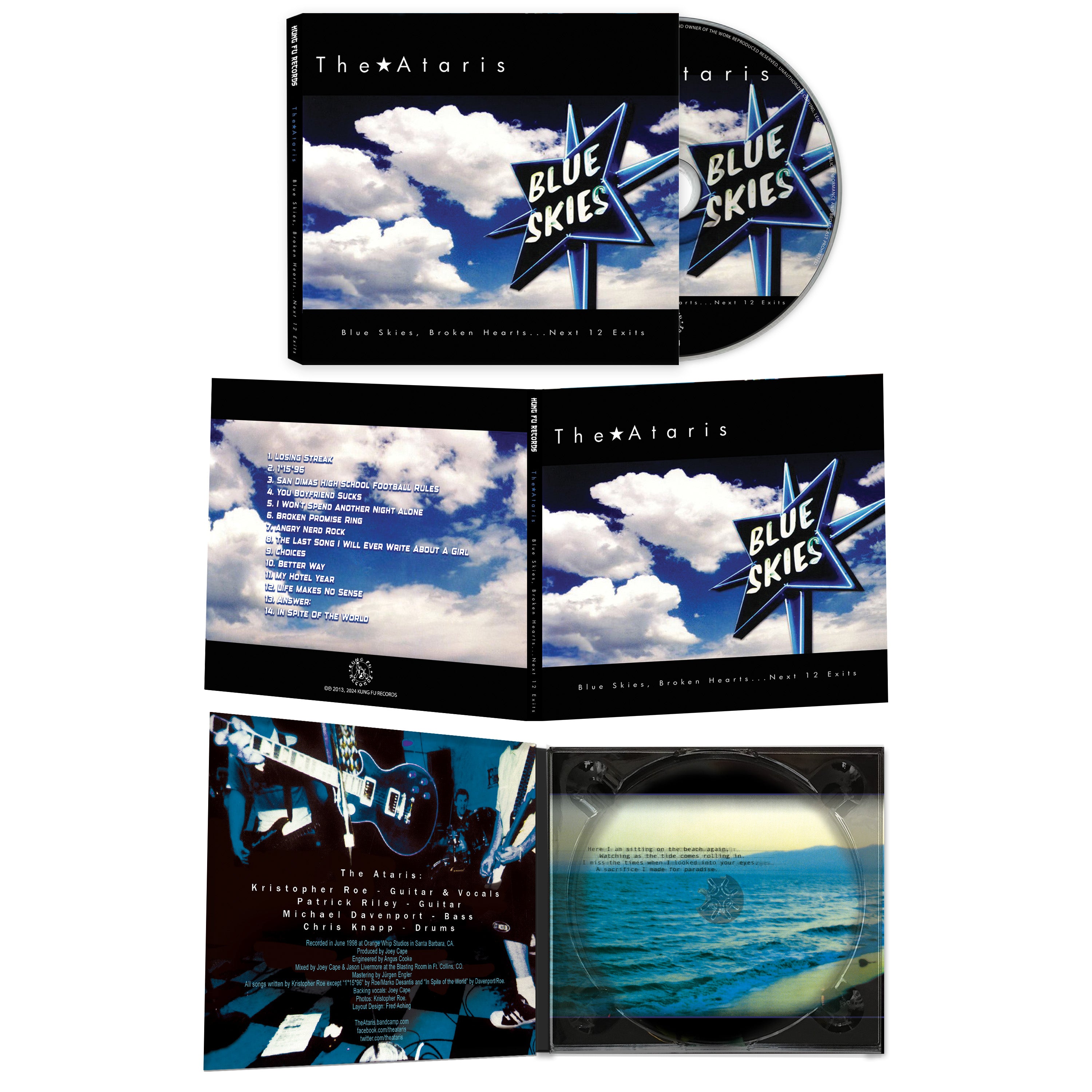 The Ataris - Blue Skies, Broken Hearts...Next 12 Exits (CD) - Cleopatra Records