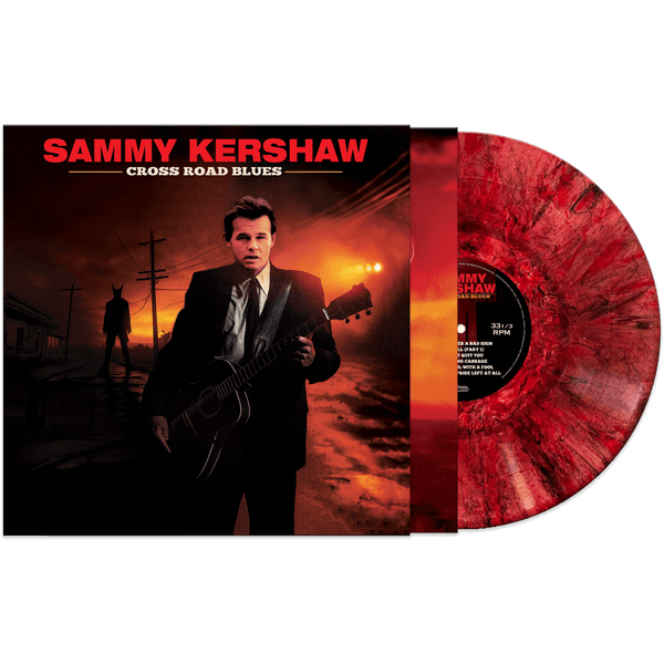 Sammy Kershaw - Cross Road Blues (Red Marble Vinyl) - Cleopatra Records