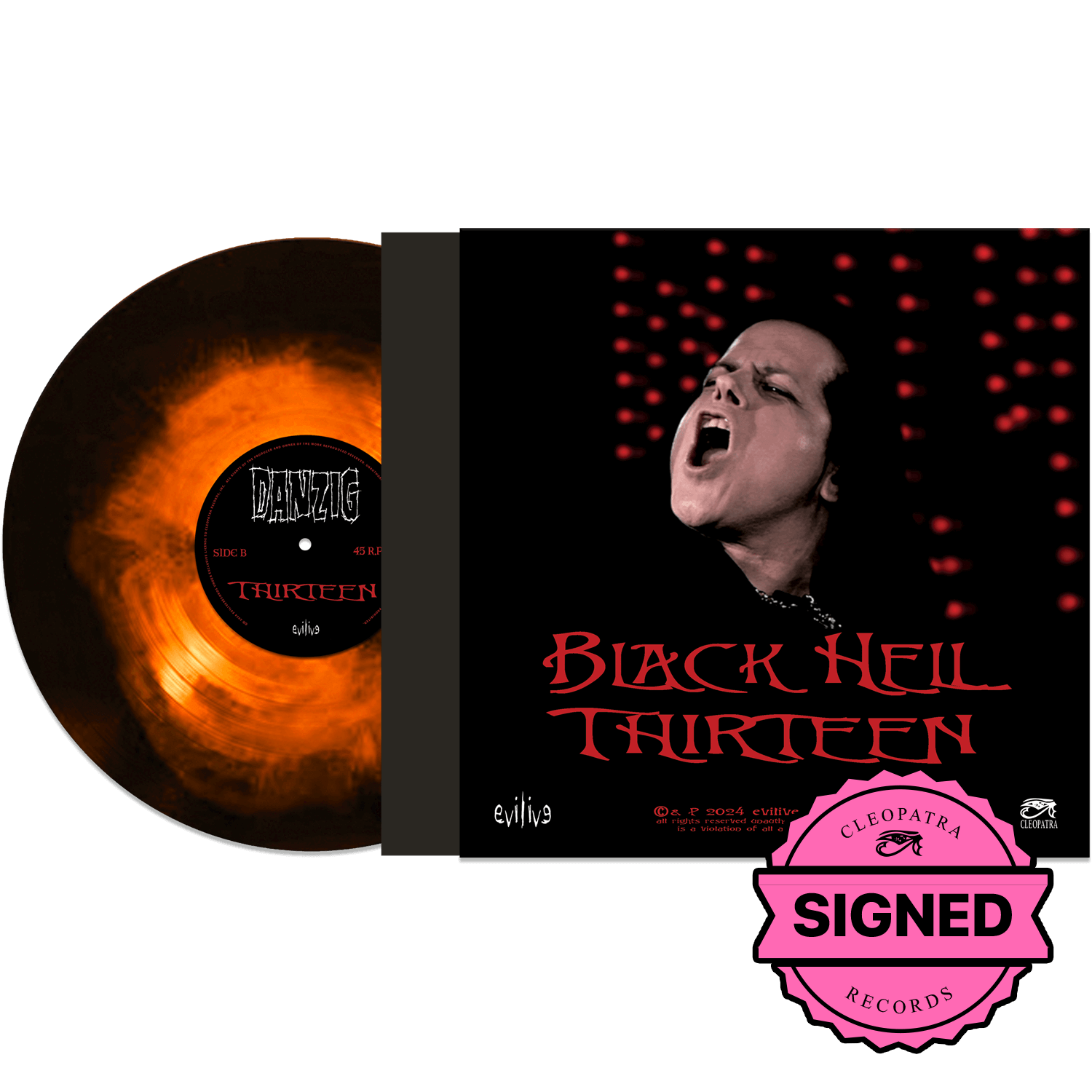 Danzig - Black Hell (Limited Edition Colored 12" Vinyl - Signed by Glenn Danzig)