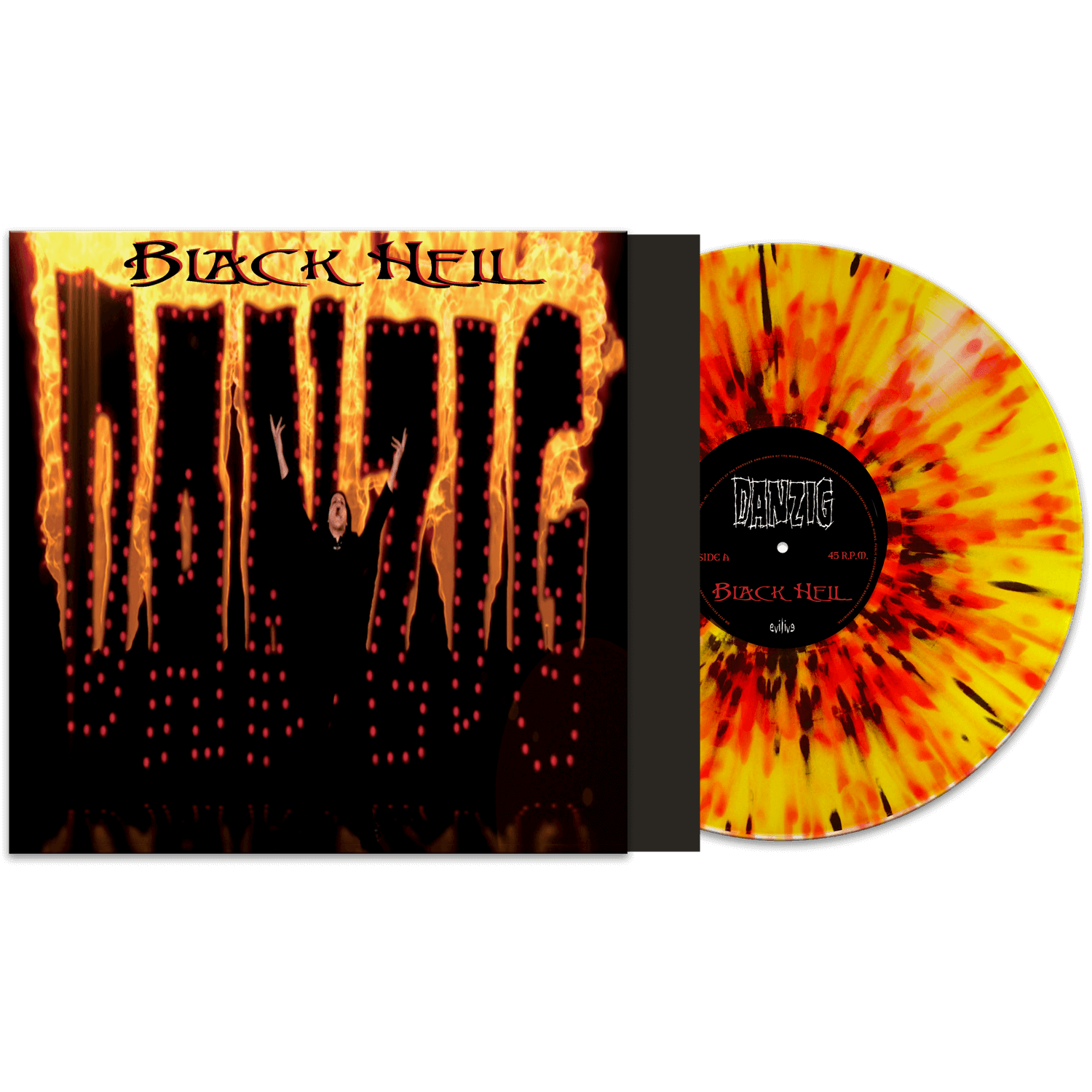 Danzig - Black Hell (Limited Edition Colored 12" Vinyl - Signed by Glenn Danzig) - Cleopatra Records