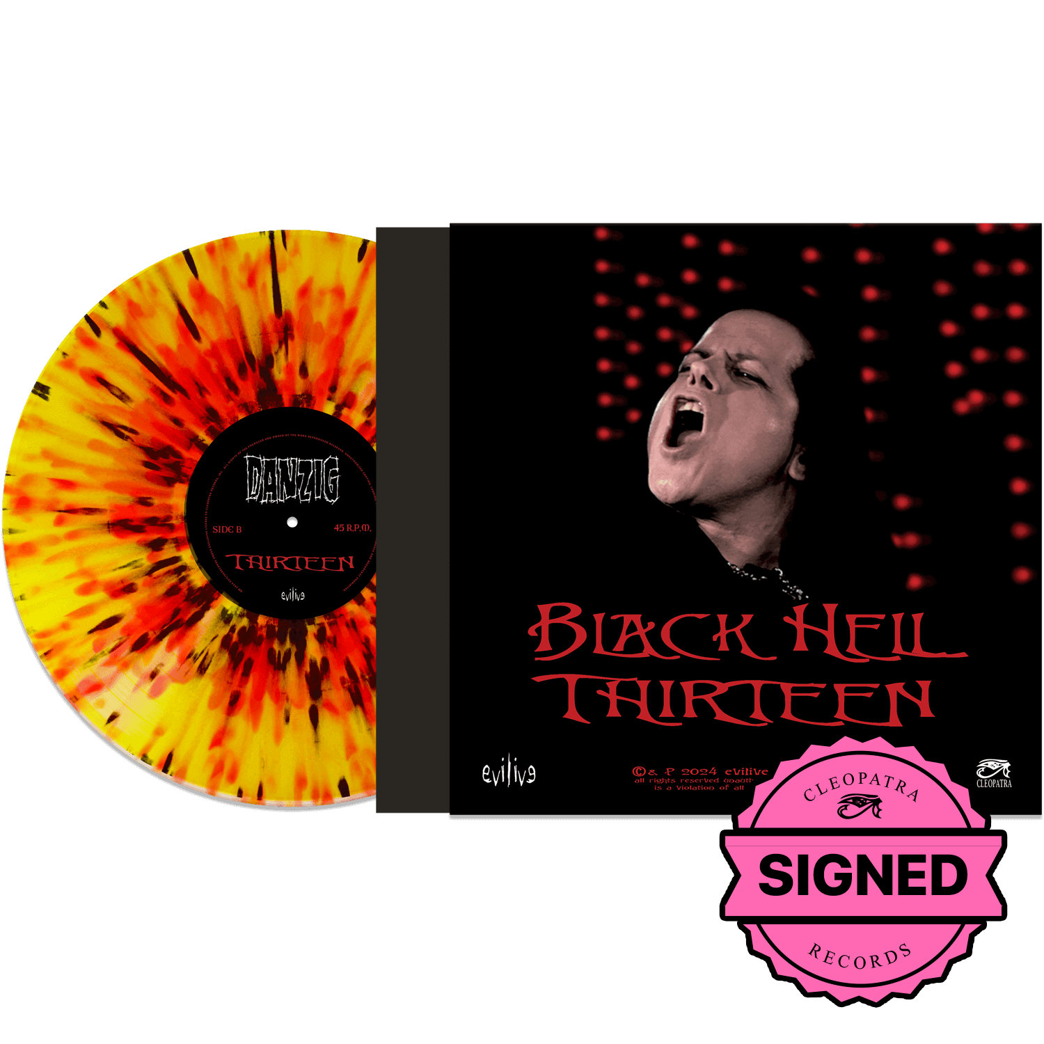 Danzig - Black Hell (Limited Edition Colored 12" Vinyl - Signed by Glenn Danzig)