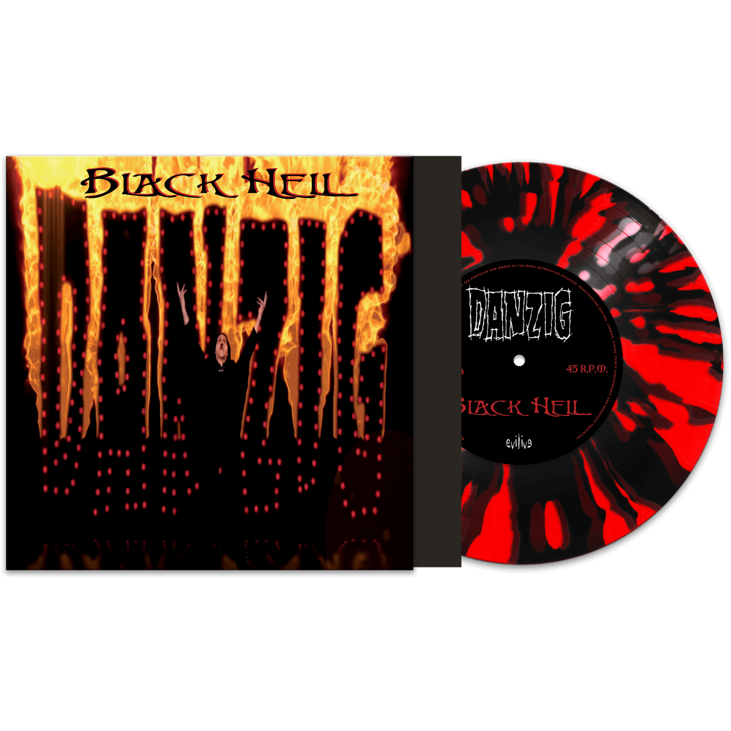 Danzig - Black Hell (Limited Edition Colored 7" Vinyl) - Cleopatra Records