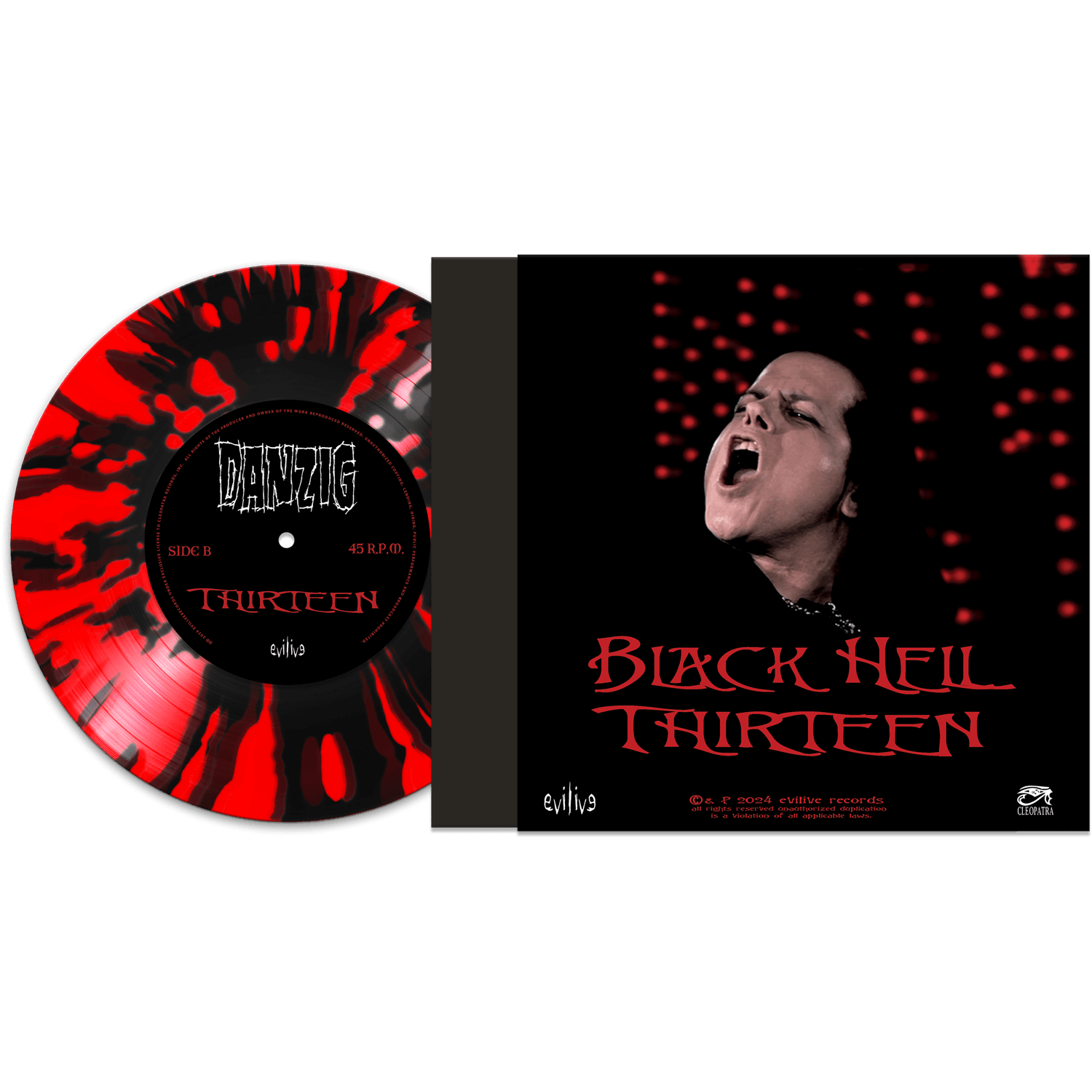 Danzig - Black Hell (Limited Edition Colored 7" Vinyl) - Cleopatra Records