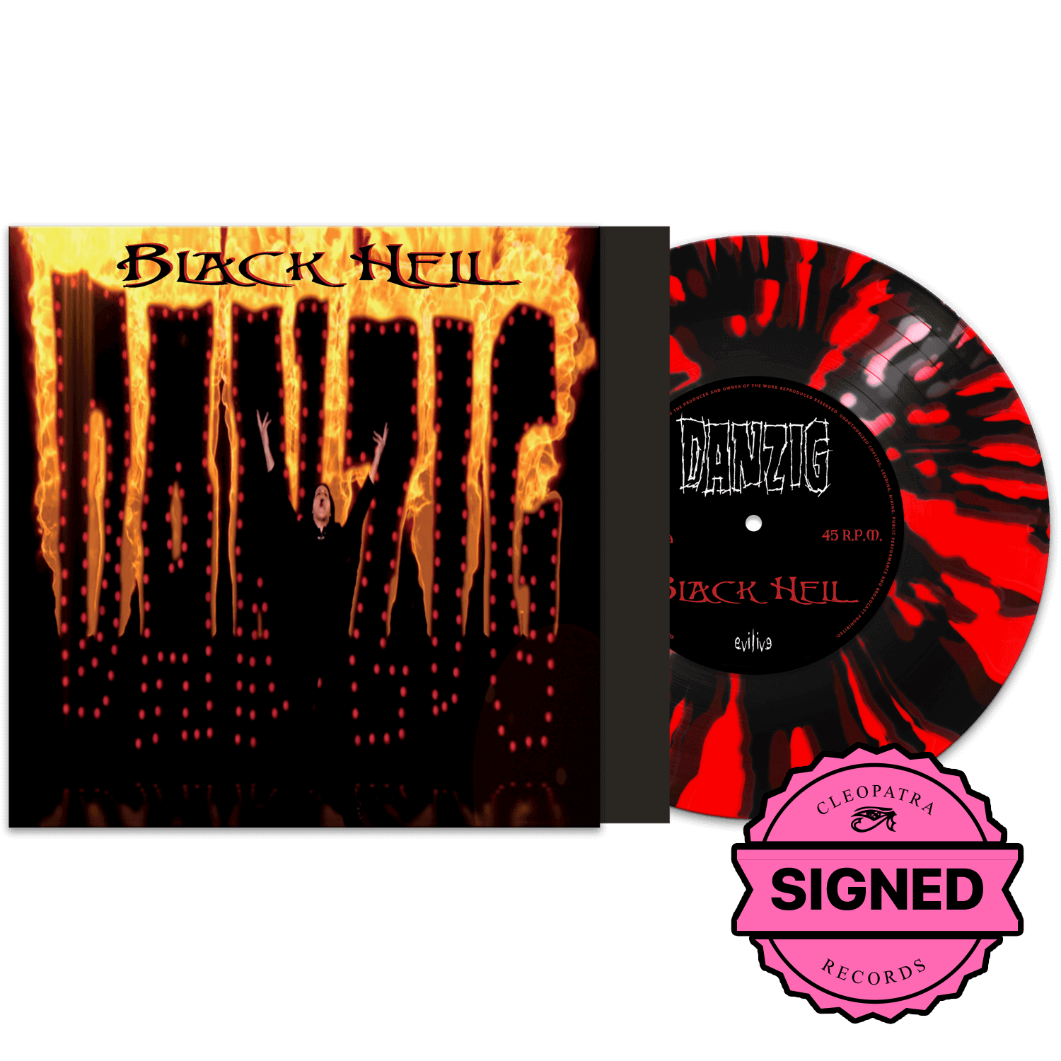 Danzig - Black Hell (Limited Edition Colored 7" Vinyl - Signed by Glenn Danzig)