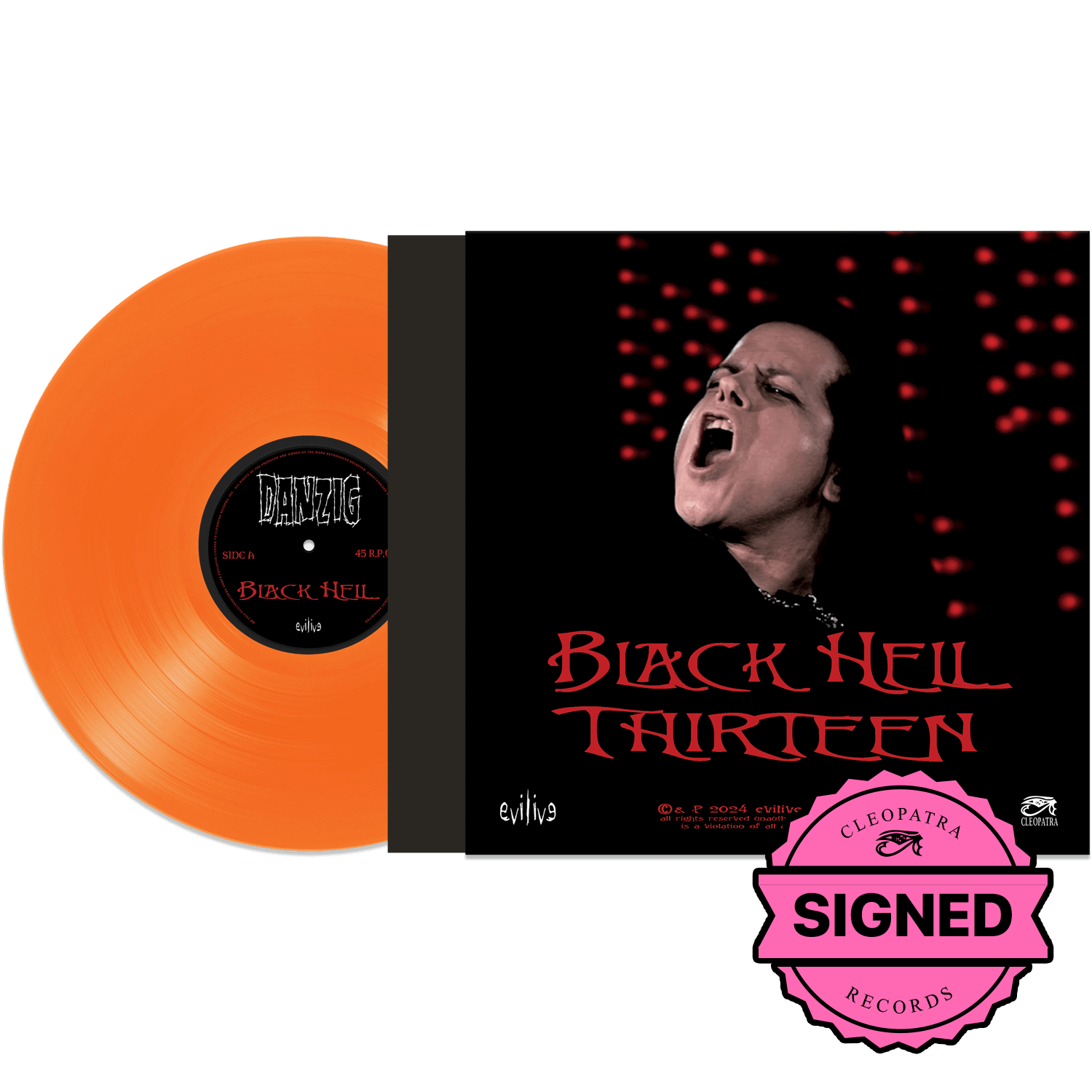 Danzig - Black Hell (Limited Edition Colored 12" Vinyl - Signed by Glenn Danzig)