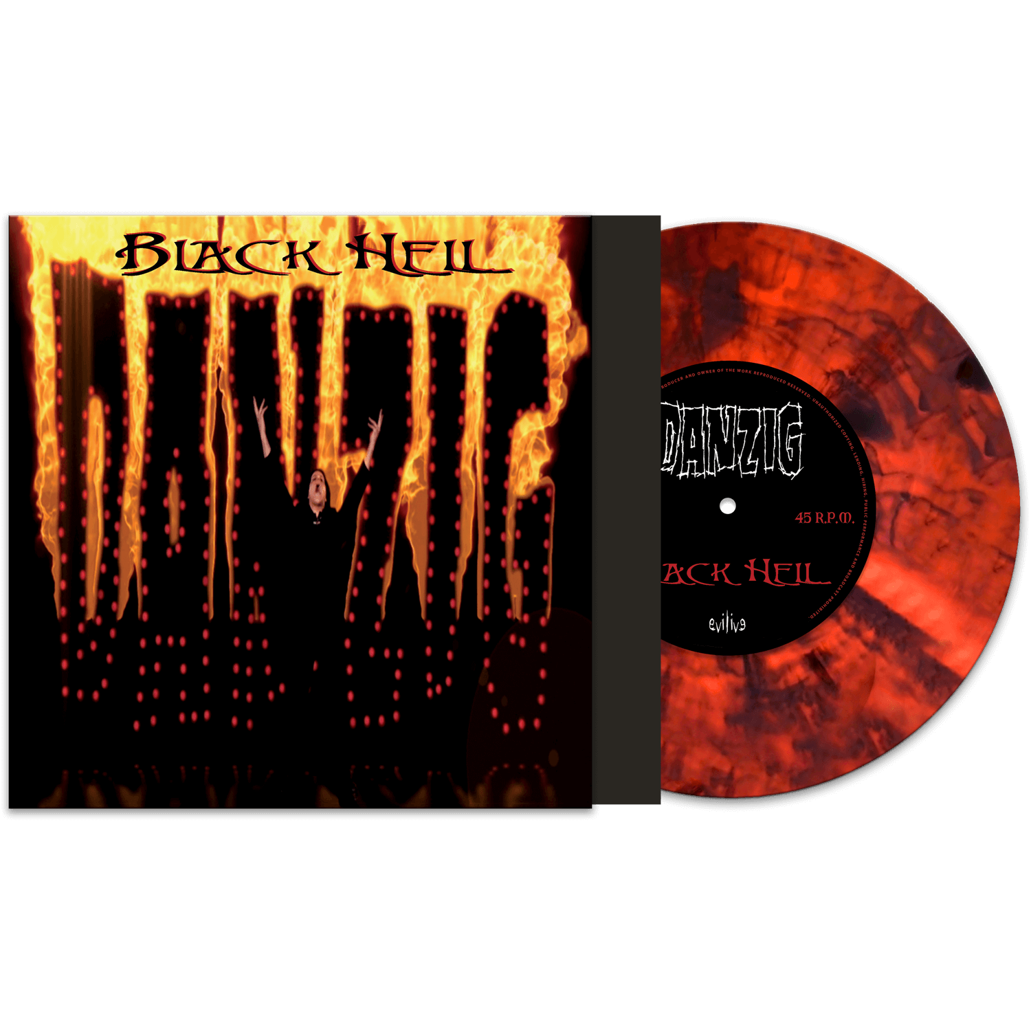 Danzig - Black Hell (Limited Edition Colored 7" Vinyl) - Cleopatra Records