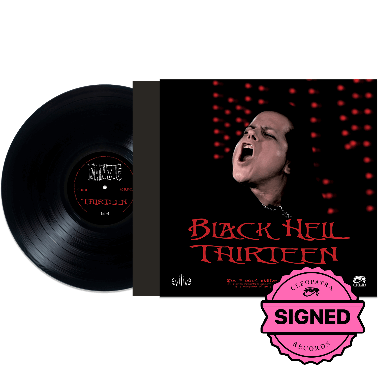 Danzig - Black Hell (Limited Edition Colored 12" Vinyl - Signed by Glenn Danzig)