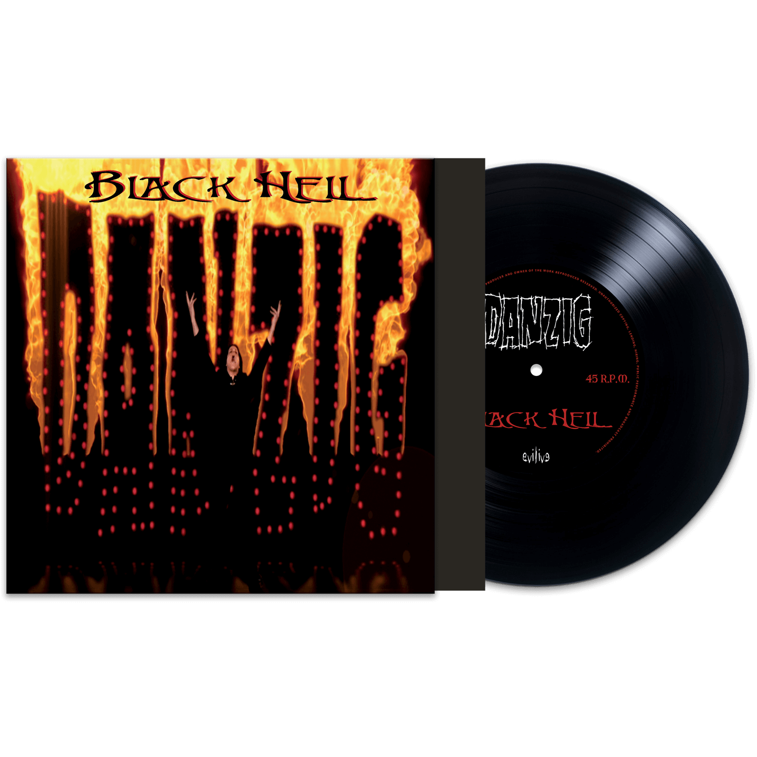 Danzig - Black Hell (Limited Edition Colored 7" Vinyl) - Cleopatra Records