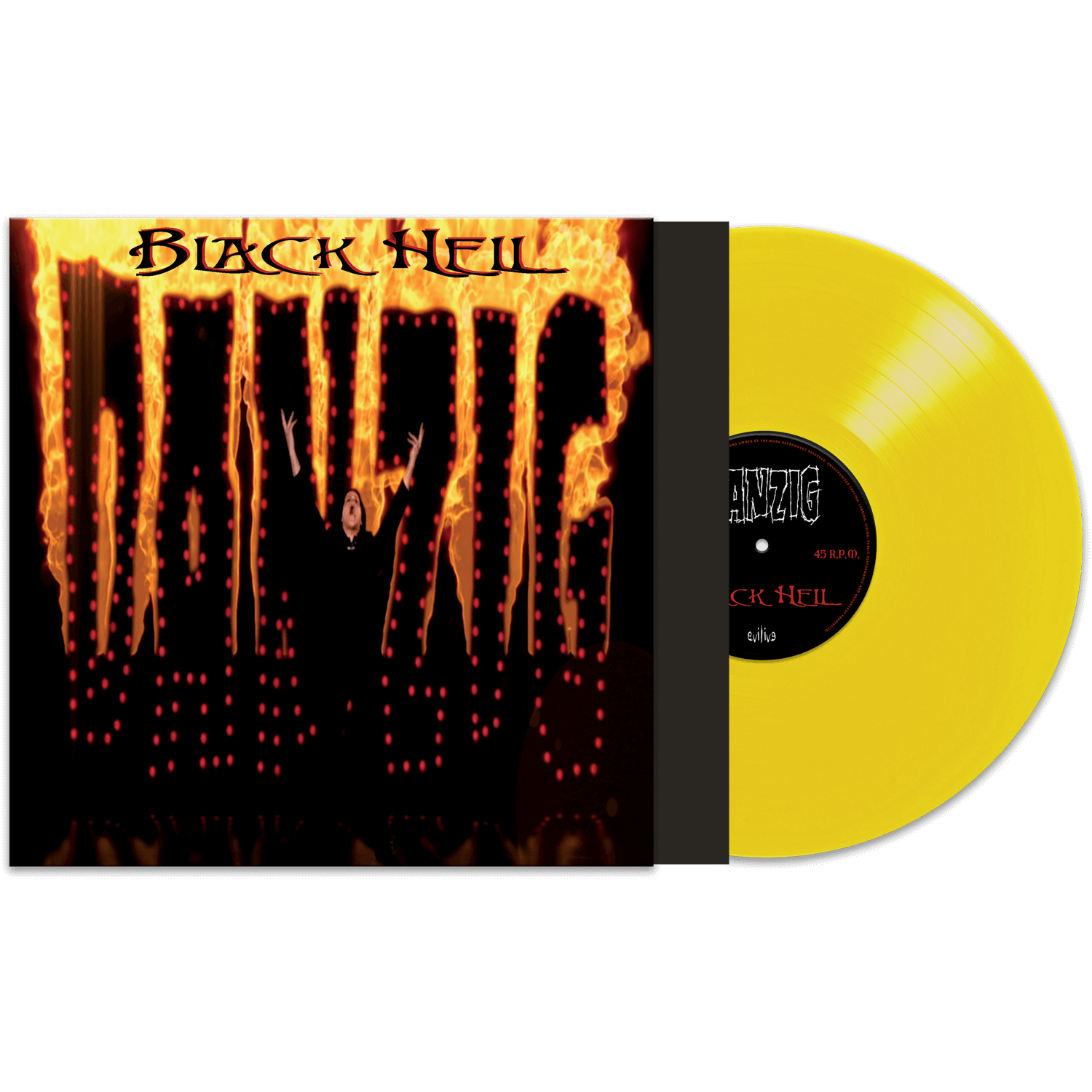 Danzig - Black Hell (Limited Edition Colored 12" Vinyl - Signed by Glenn Danzig) - Cleopatra Records