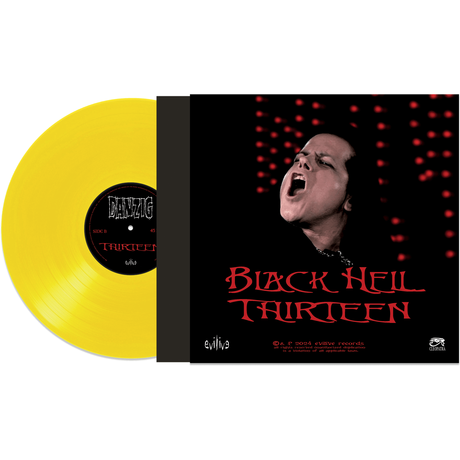 Danzig - Black Hell (Limited Edition Colored 12" Vinyl - Signed by Glenn Danzig) - Cleopatra Records