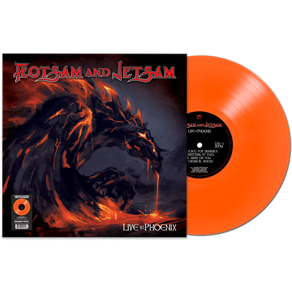 Flotsam & Jetsam - Live In Phoenix (Orange Vinyl) - Cleopatra Records