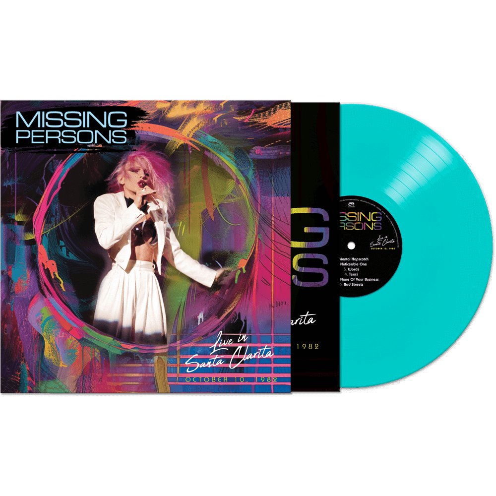 Missing Persons - Live In Santa Clarita, CA - October 10, 1982 (Aqua/Blue Vinyl) - Cleopatra Records