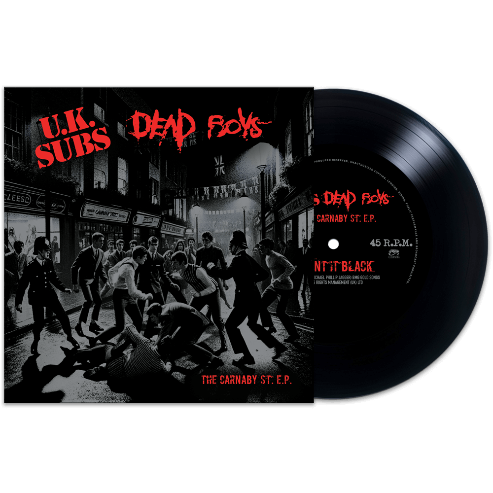 UK Subs & Dead Boys - Carnaby St. (Black 7" Vinyl)