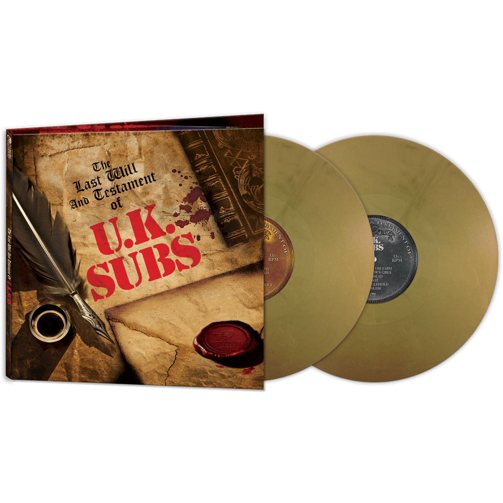 UK Subs - The Last Will And Testament of UK Subs (Double Gold Vinyl)