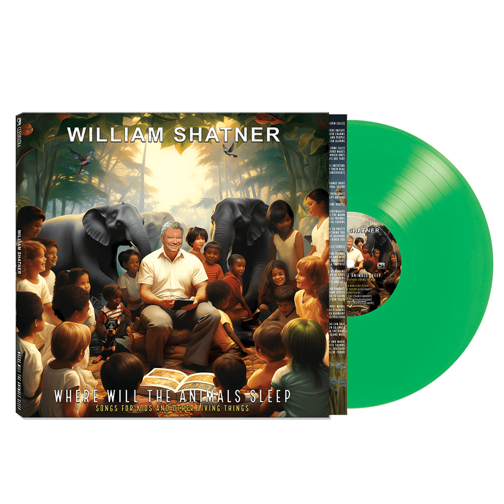 William Shatner - Where Will The Animals Sleep? Songs For Kids And Other Living Things (Green Vinyl)
