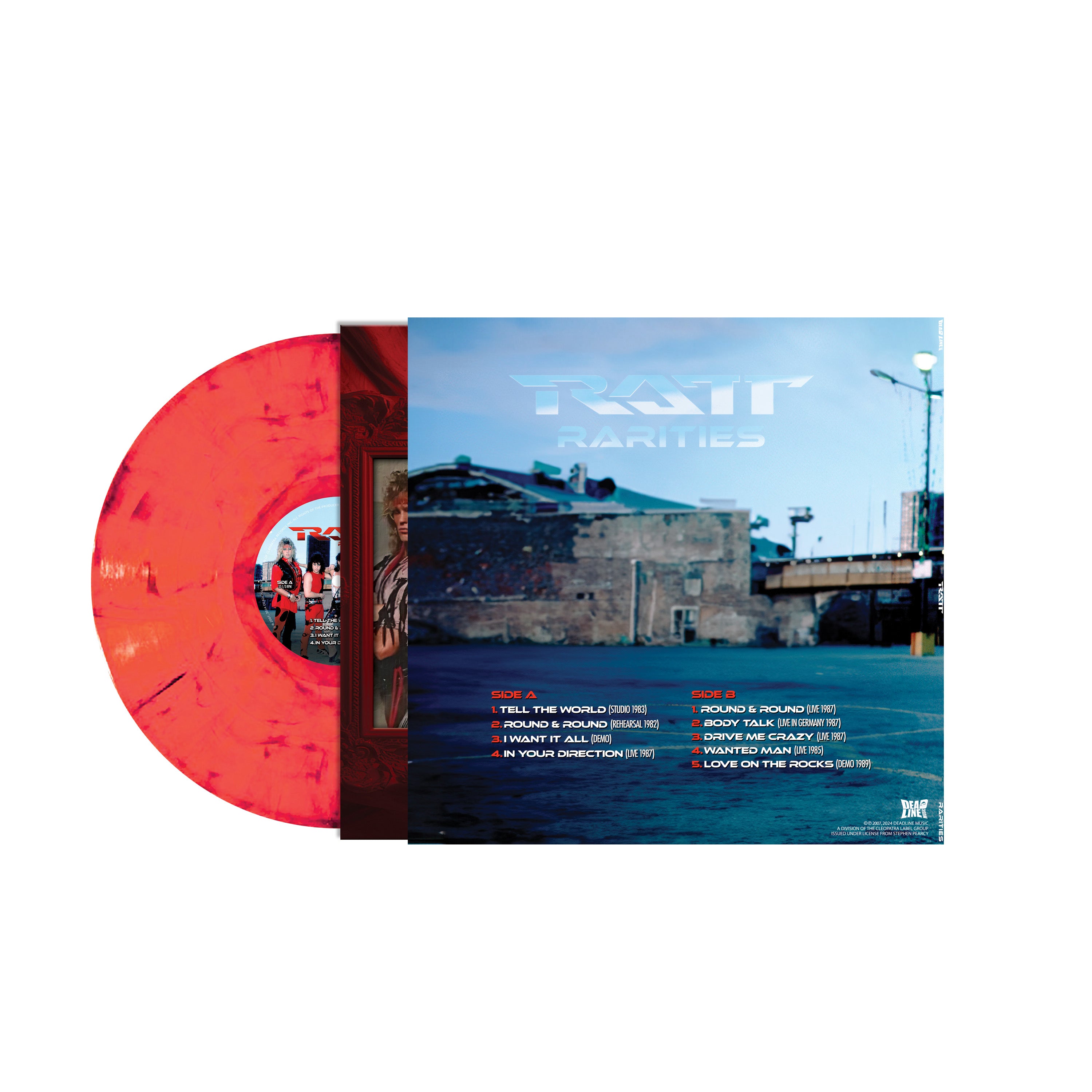 Ratt - Rarities (Red Marble Vinyl) - Cleopatra Records