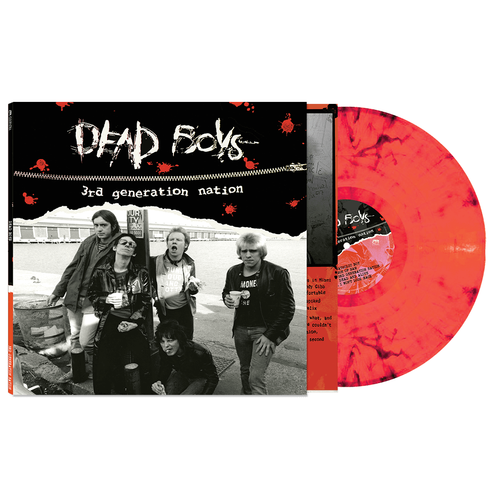 Dead Boys - 3rd Generation Nation (Red Marble Vinyl) - Cleopatra Records