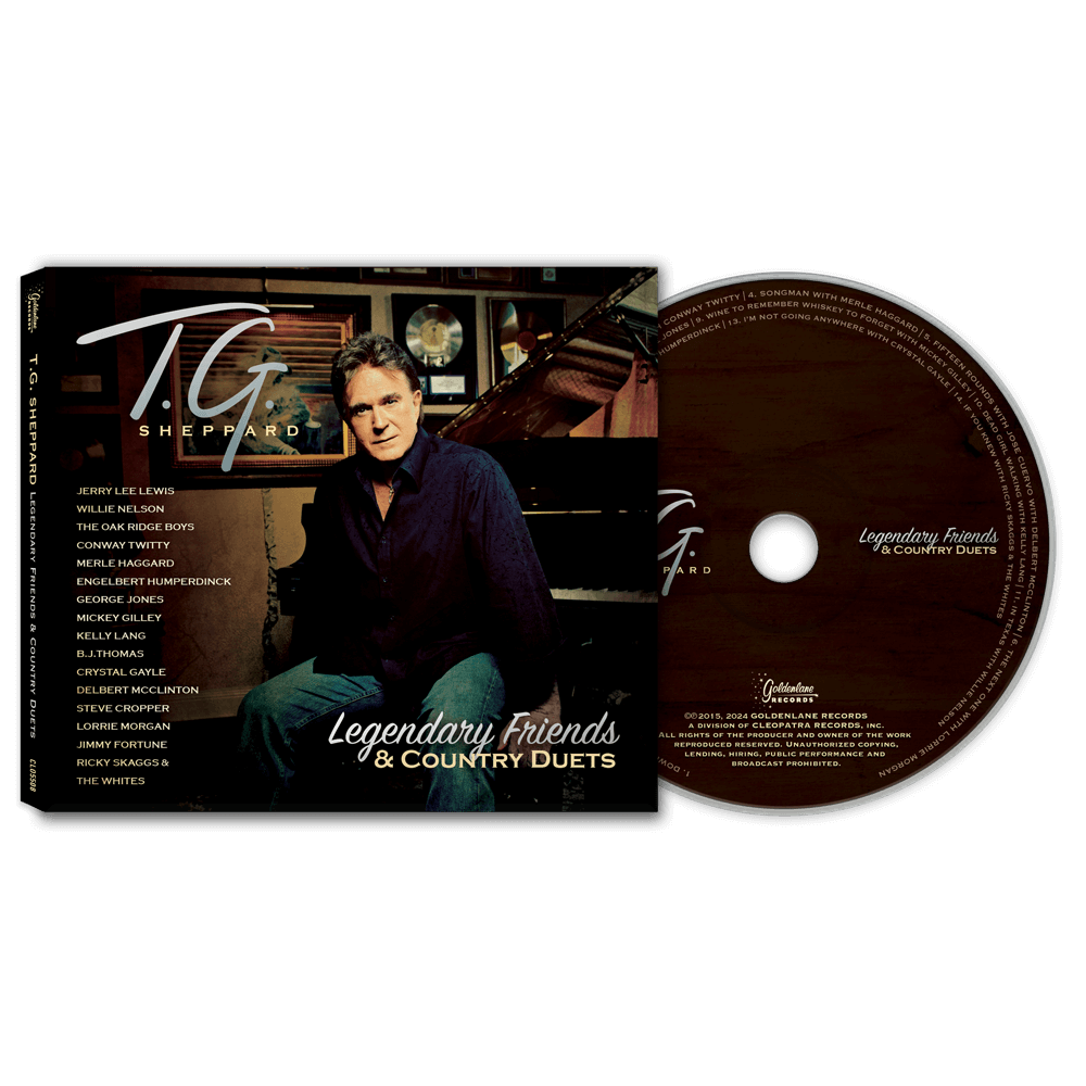 T.G. Sheppard - Legendary Friends & Country Duets (CD Digipak) - Cleopatra Records