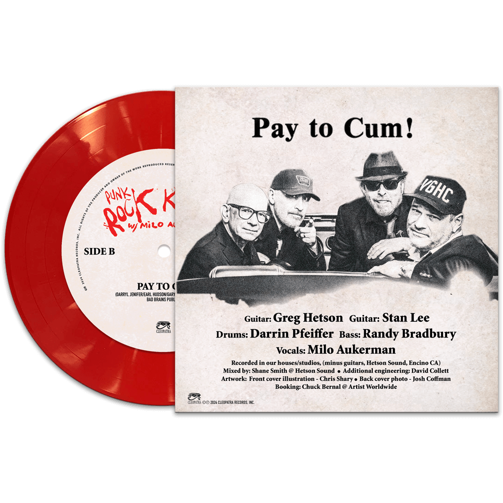 Punk Rock Karaoke with Milo Aukerman - Manny, Moe And Jack (Red 7" Vinyl)