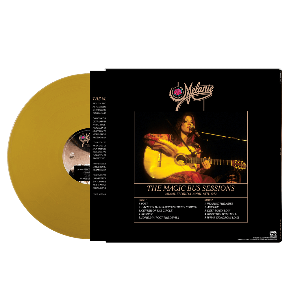 Melanie - The Magic Bus Sessions (Gold Vinyl) - Cleopatra Records