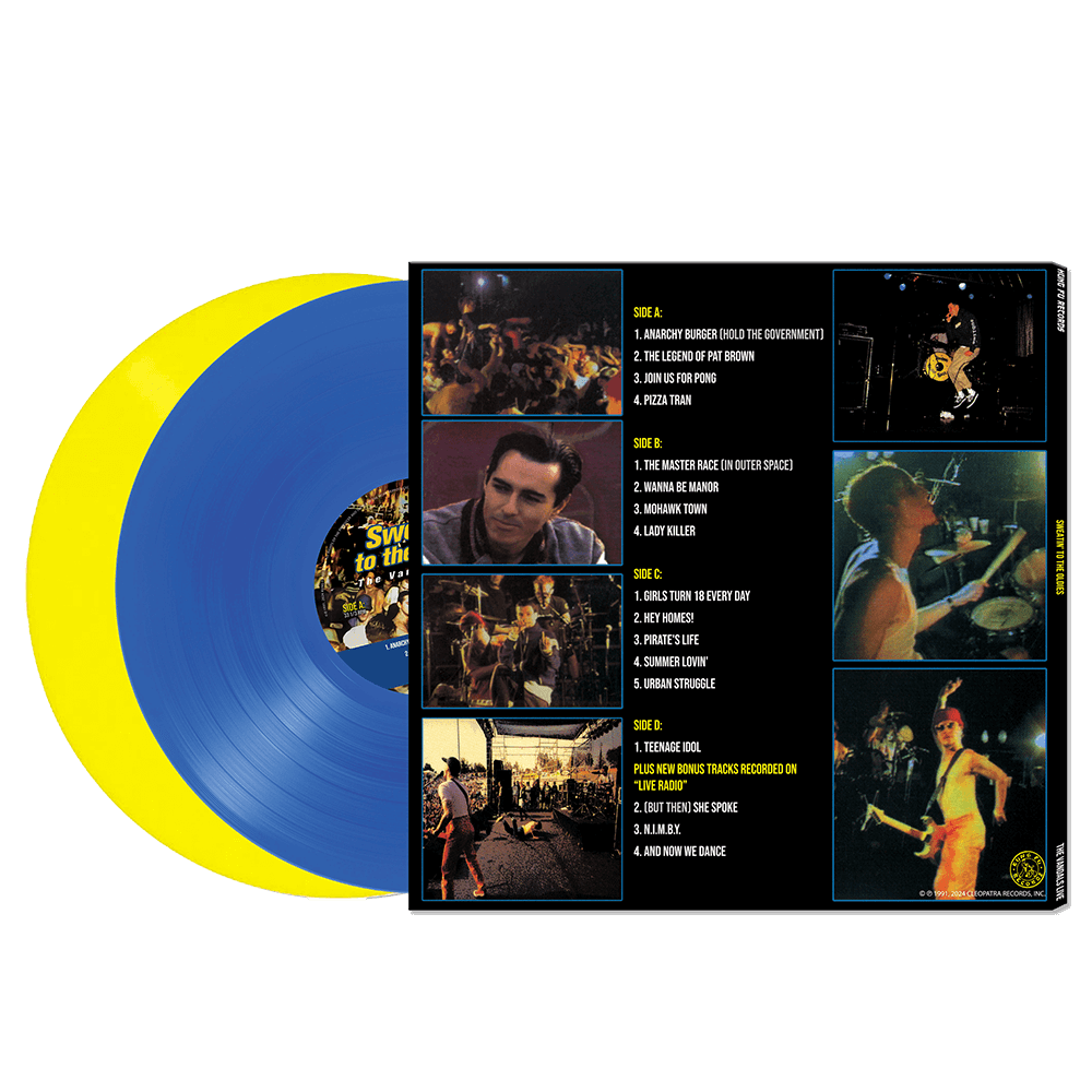 The Vandals - Sweatin' To The Oldies (Blue/Yellow Double Vinyl) - Cleopatra Records