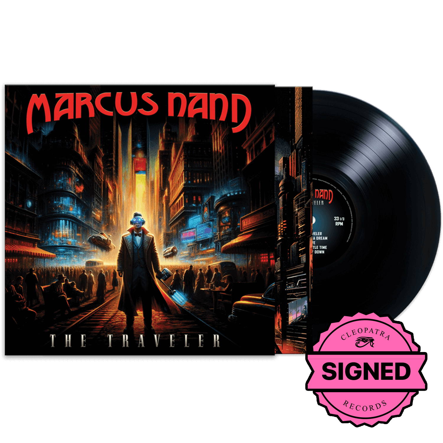 Marcus Nand - The Traveler (Black Vinyl - Signed by Marcus Nand)