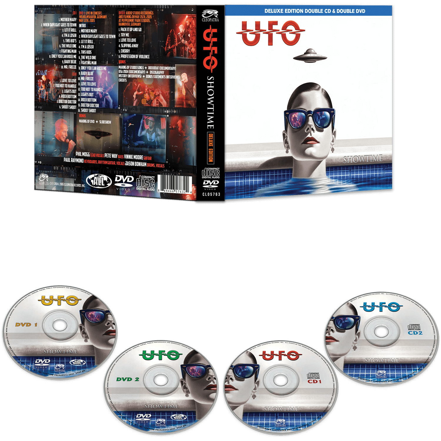 UFO - Showtime (2 CD + 2 DVD) - Cleopatra Records