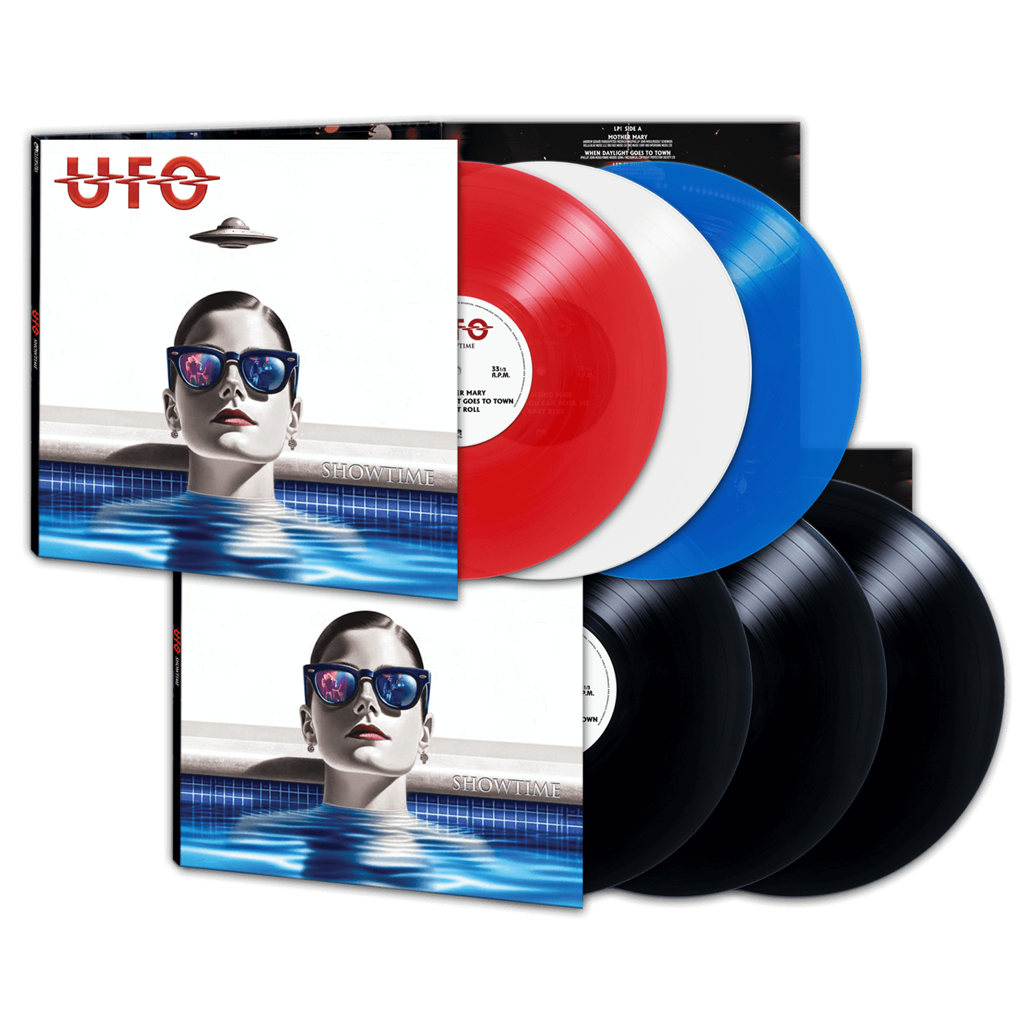 UFO - Showtime (3x - Colored Vinyl) - Cleopatra Records